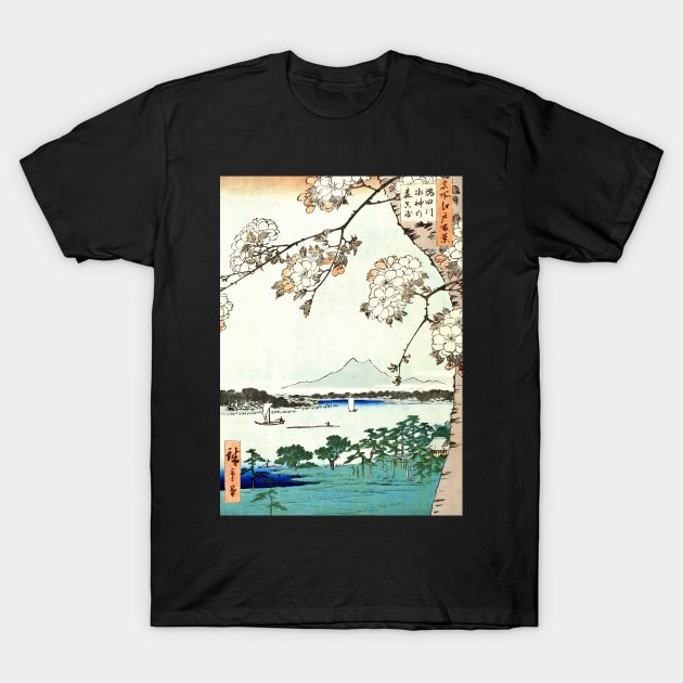 Japanese landscape art Sumida River Japanese art Japanese